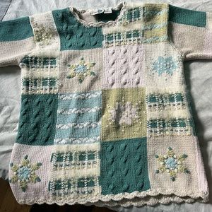 Women’s, Paul Harris Sweater, Med, shoulder pads. Vintage